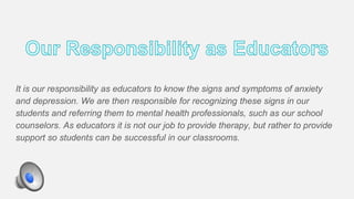 Module 1 understanding anxiety and depression in high school students ...