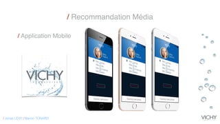 / Recommandation Média
/ Jonas LEVY / Marion TONARD
/ Application Mobile
 