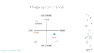 / Mapping concurrenciel
Like Facebook
BeautéSanté
Like Facebook
/ Jonas LEVY / Marion TONARD
 