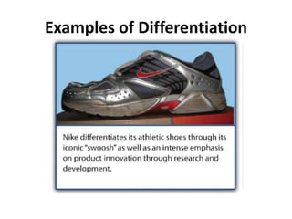 Examples of Differentiation
 