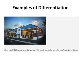 Examples of Differentiation
 