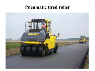 Pneumatic tired roller
 