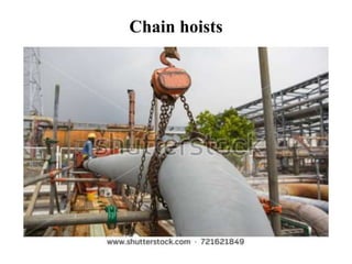 Chain hoists
 