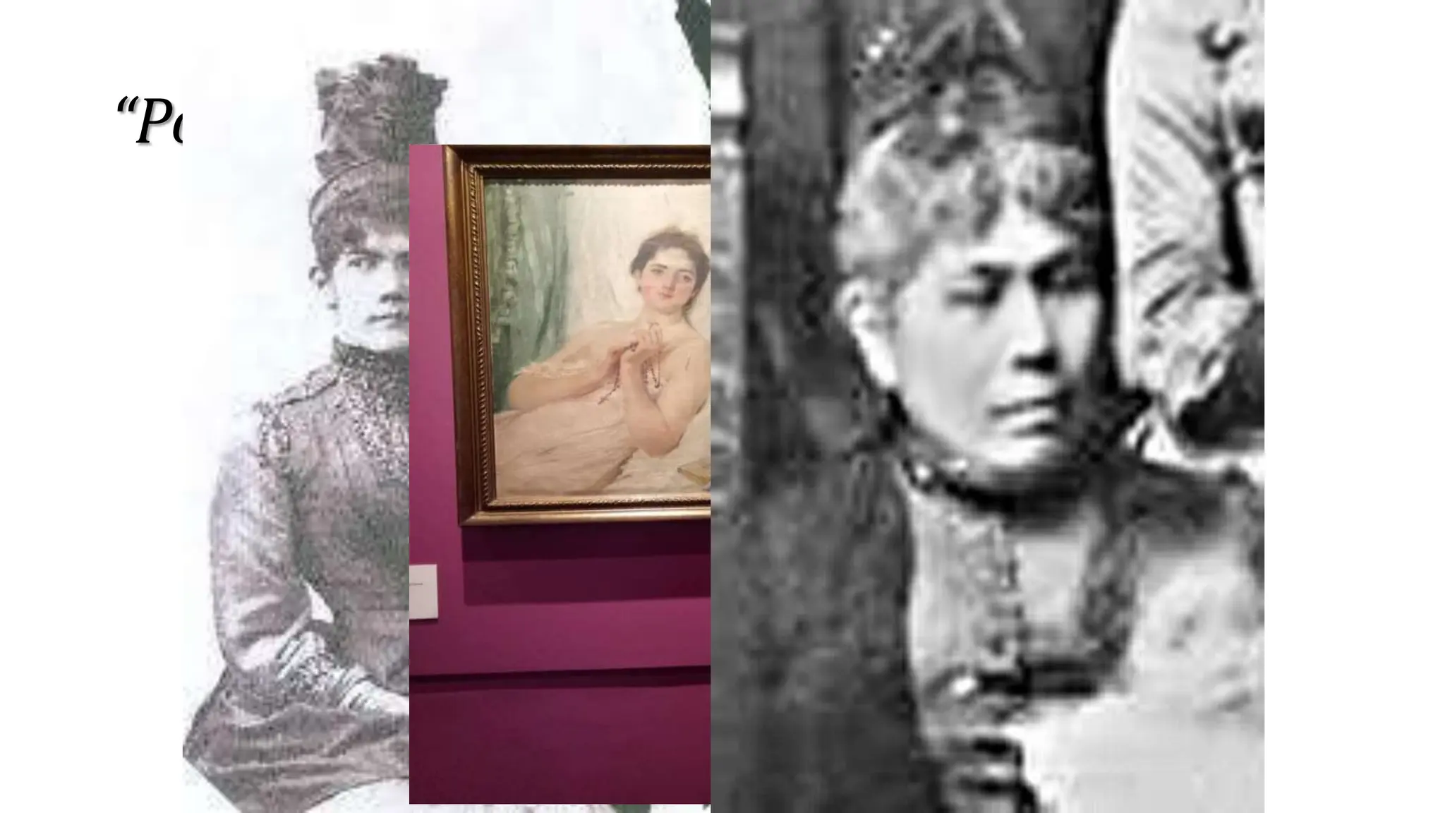 “Portrait of a Lady”
 