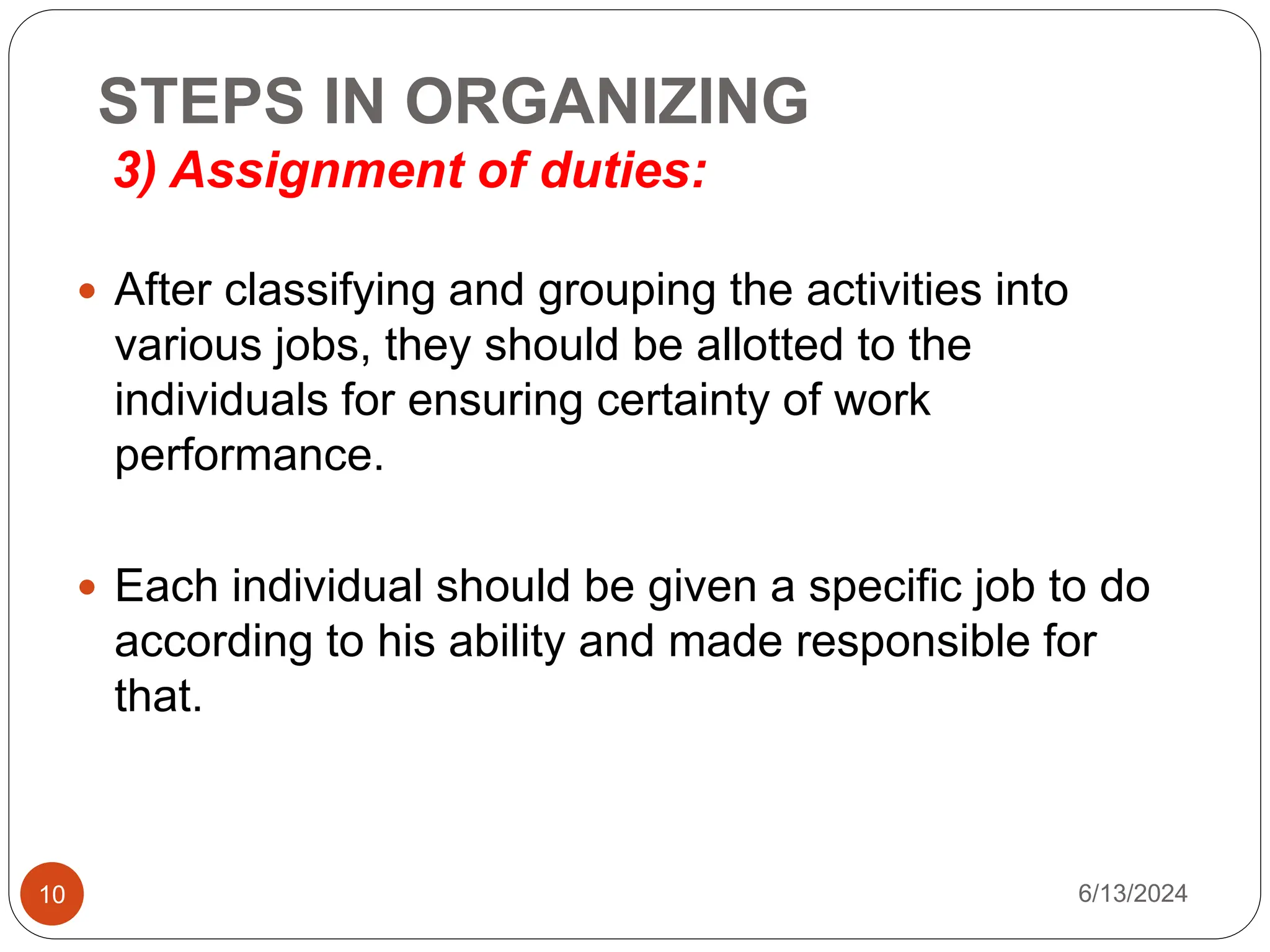 ORGANIZATION AND STAFFING visual data 8