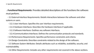 Particular Requirements Requirement Engineering. Types of requirement | PPTX