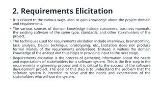 Requirement Engineering. Types of requirement | PPTX