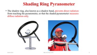 Solar Pv Shadow Rings Solar Power plant and radiation measurement | PPTX