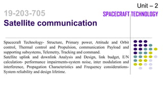 Spacecraft Technology Satellite Communication Pptx