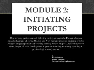 Module 2 project management chapter of civil engineering | PPTX