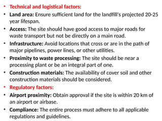 Engineering Systems for Solid Waste Management | PPTX