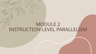 Instruction Level Parallelism- Concepts and Challenges. Basic Compiler ...