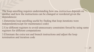 Instruction Level Parallelism- Concepts and Challenges. Basic Compiler ...