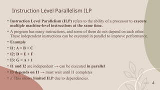 Instruction Level Parallelism- Concepts and Challenges. Basic Compiler ...