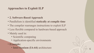 Instruction Level Parallelism- Concepts and Challenges. Basic Compiler ...