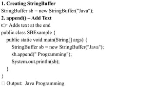 MODULE 2.pptx-ADVANCED JAVA VTU 4TH SEM - BIS402 | PPTX