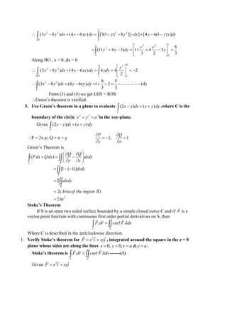 Vector Calculus: Gradient, Divergence, Curl, and Integral Theorems | PDF