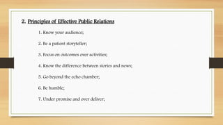 Building Goodwill through Effective Public Relations for Administrative ...