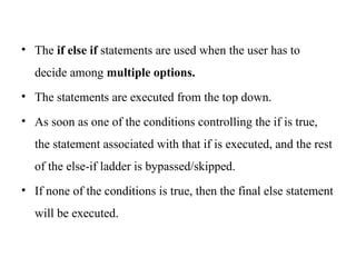 Types Else Module 2 ppt- C langauge principal of programming chapter consist of ...