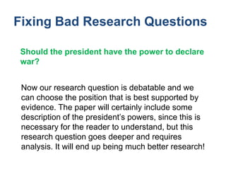 Choosing a Research Topic | PPTX