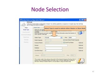 47
Node Selection
Select Type is used to selects either Master or Slave Node
 