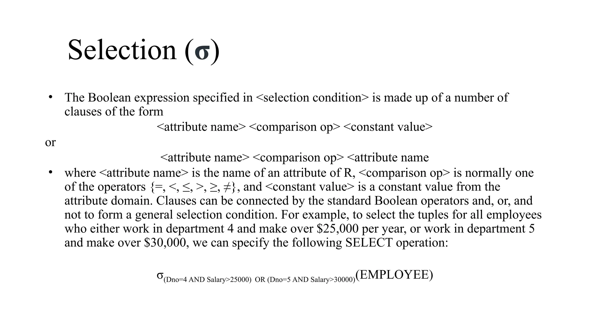 DBMS - Relational Model, Relational Table | PPT