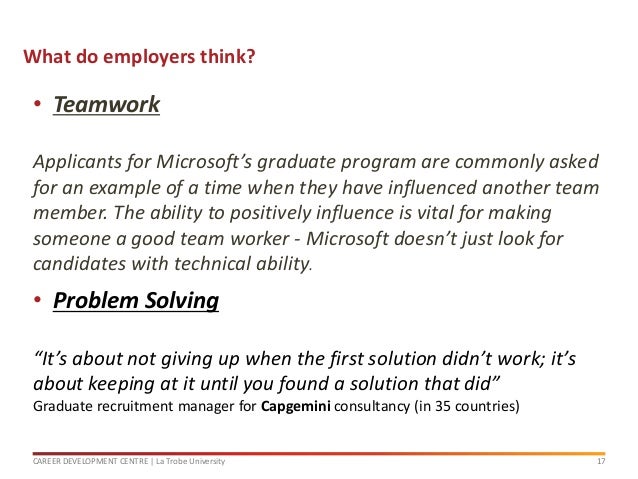 an example of teamwork