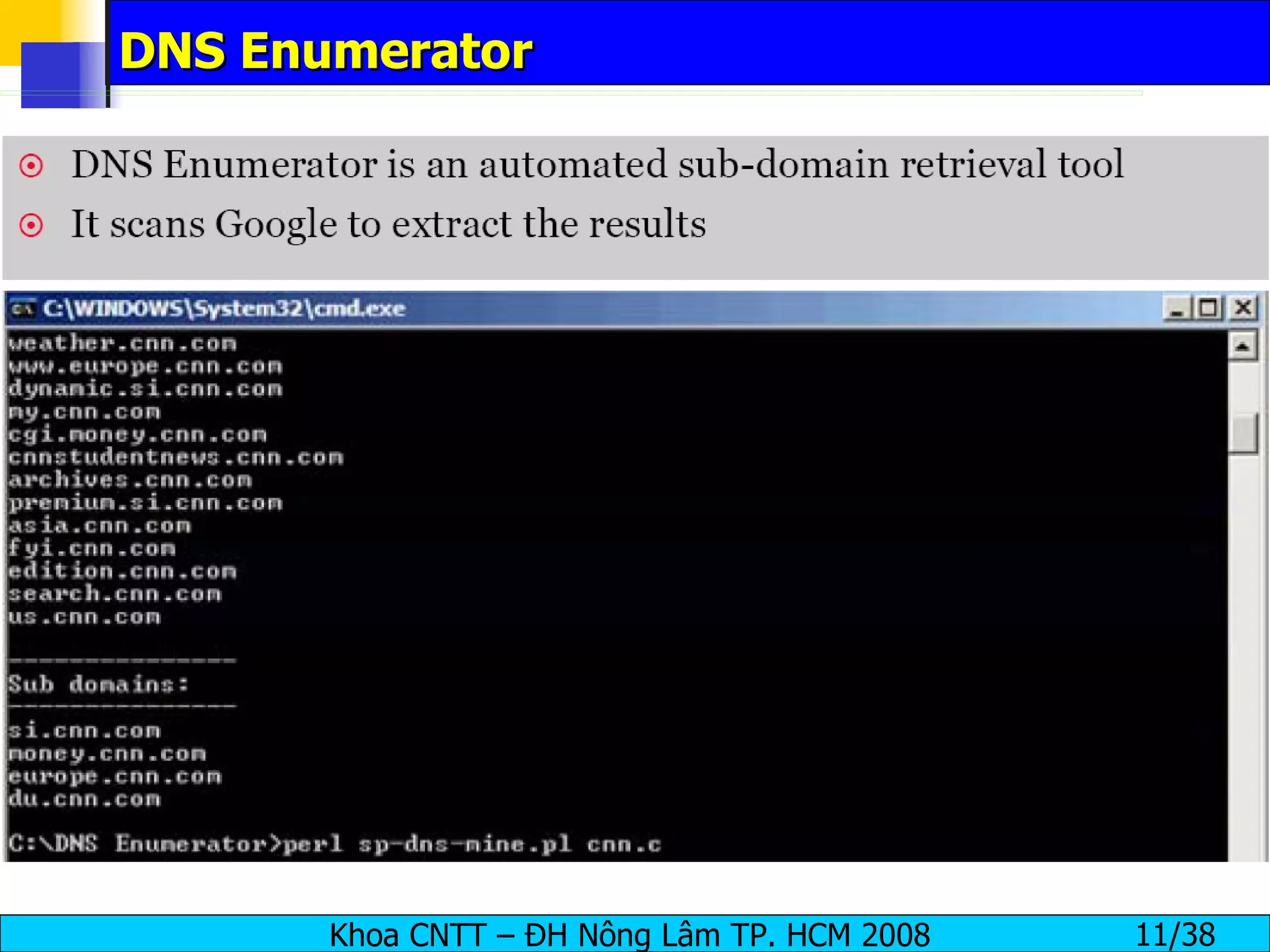 DNS Enumerator 