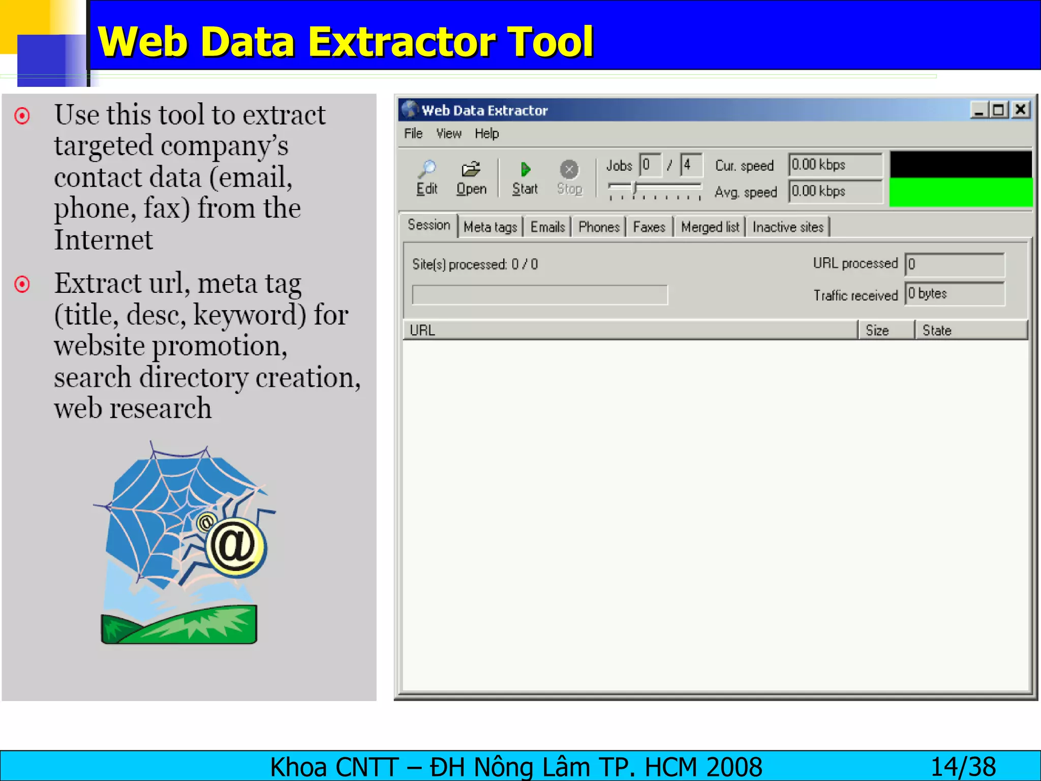 Web Data Extractor Tool 