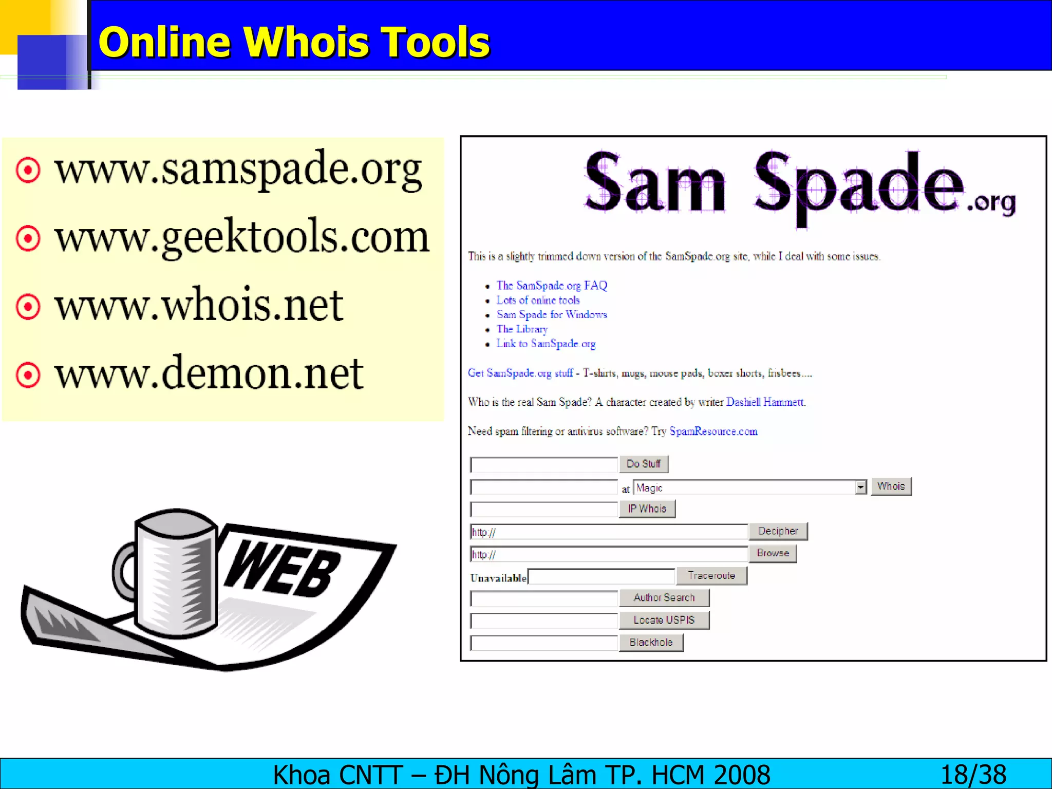 Online Whois Tools 
