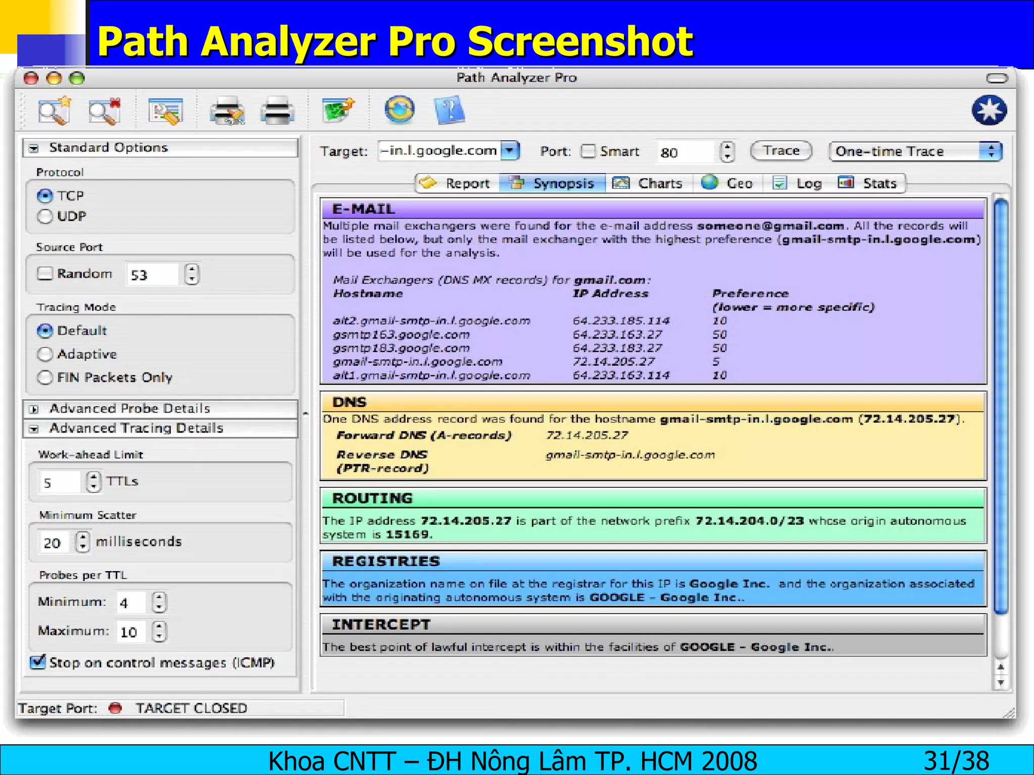 Path Analyzer Pro Screenshot 