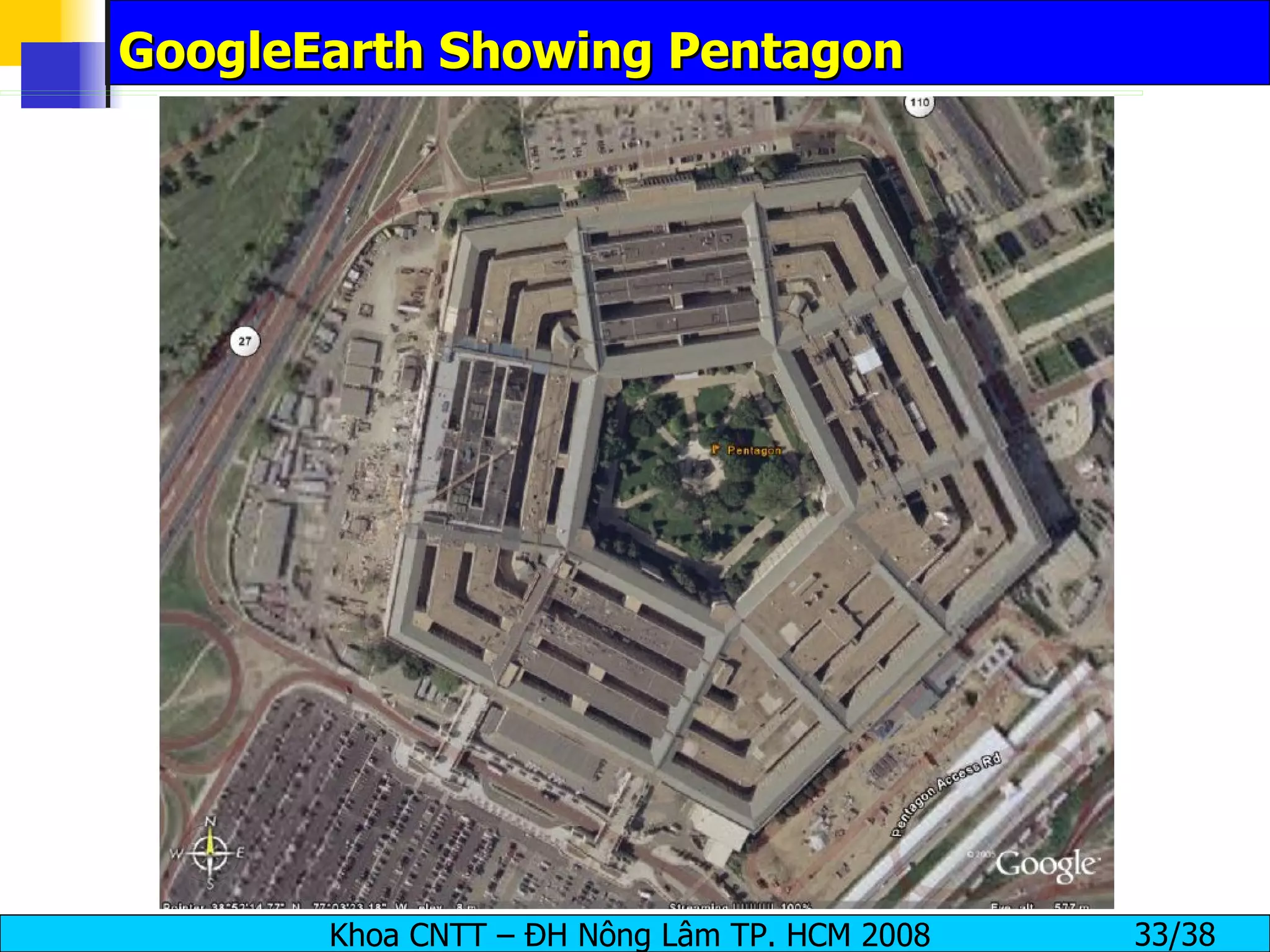 GoogleEarth Showing Pentagon 