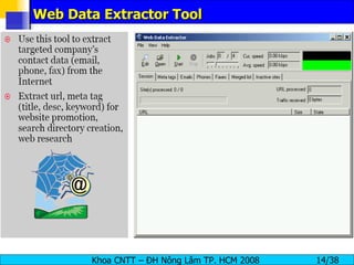 Web Data Extractor Tool 