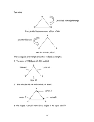 Kabc Triangles Module 2 geometry of shape and size | PDF