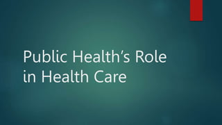 Module 2-Government and Public Health's Role in U.S. Health Care.pptx