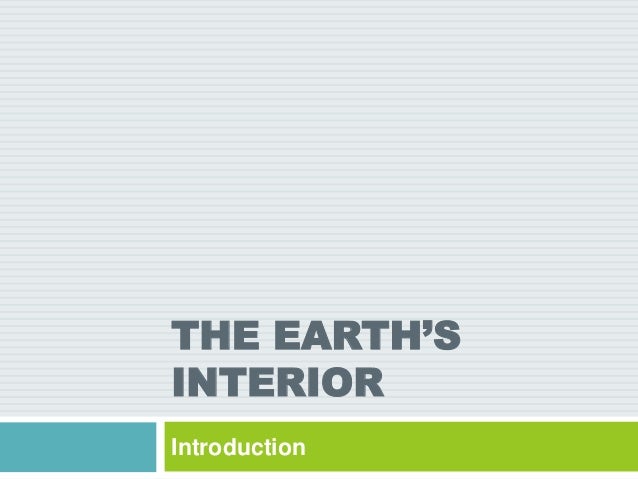 Module 2 Earth S Interior