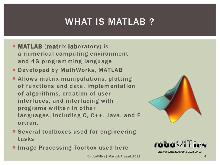 Robocv Module 2 Introduction To Opencv And Matlab