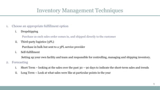 Module 2 - Inventory Management and Control - Techniques.ppt