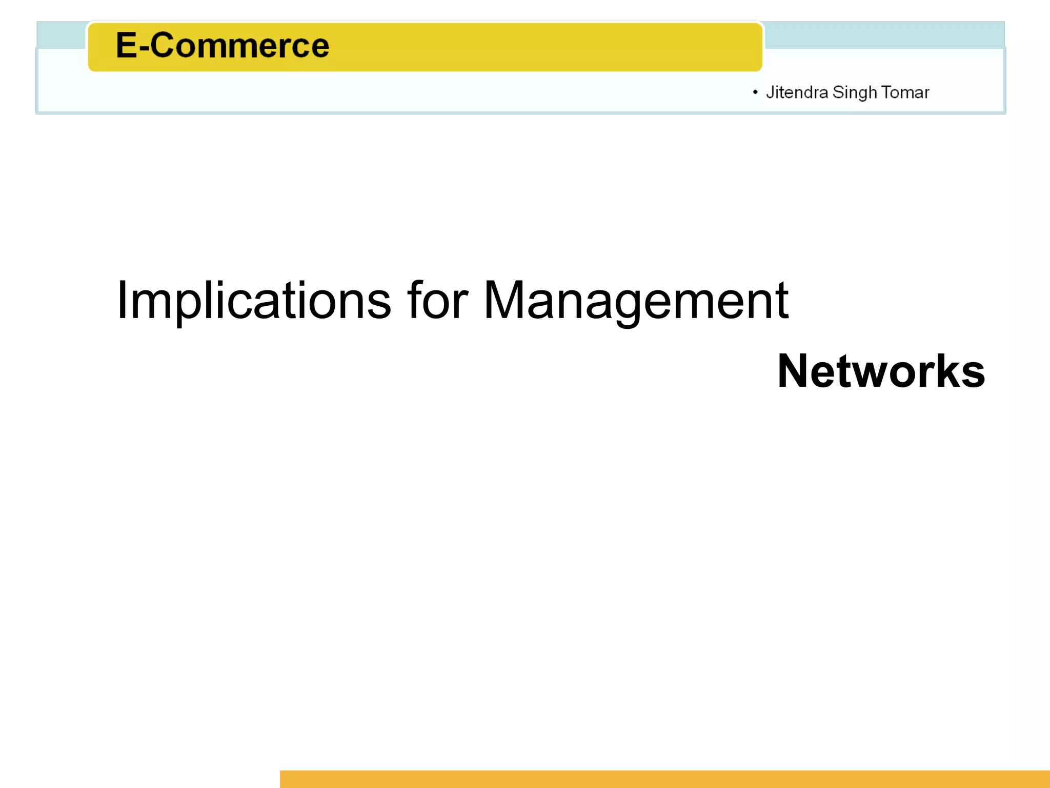 Amity School of Business




Implications for Management
                            Networks
 