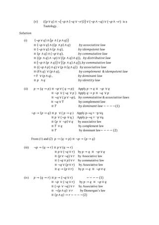 Logic Calculus Examples Word Comprehensive Introduction to Mathematical Logic and Propositional ...