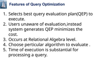 Advanced Query Optimization Techniques in Database Systems | PPTX