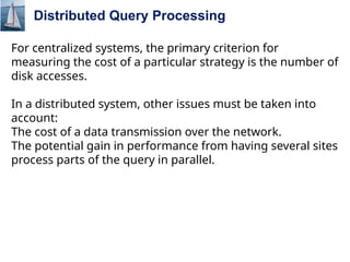 Advanced Query Optimization Techniques in Database Systems | PPTX