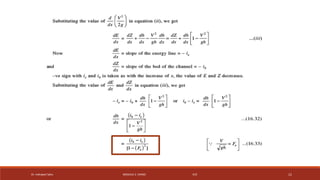 Module 2- Non Uniform Flow in Open Channels (HHM).pptx
