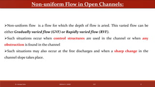 Module 2- Non Uniform Flow in Open Channels (HHM).pptx