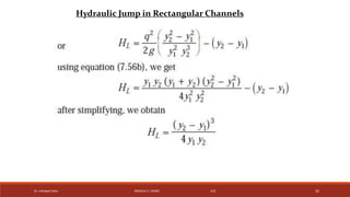 Module 2- Non Uniform Flow in Open Channels (HHM).pptx
