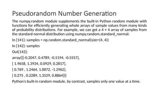 Random Module Of Numpy Module 2-Numpy basics Foundation of Data science.pptx