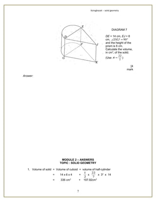 Module 2 solid geometry | DOC | Physics | Science