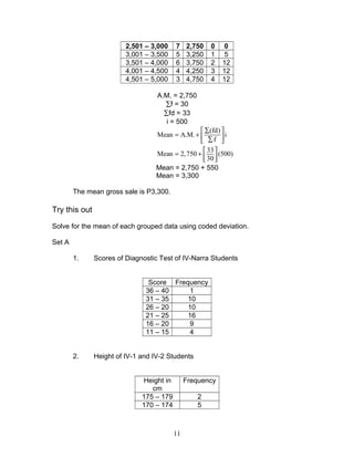 Module 2 statistics | DOC