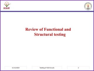 Module 2 -Test Generation VLSI DESIGN .pptx