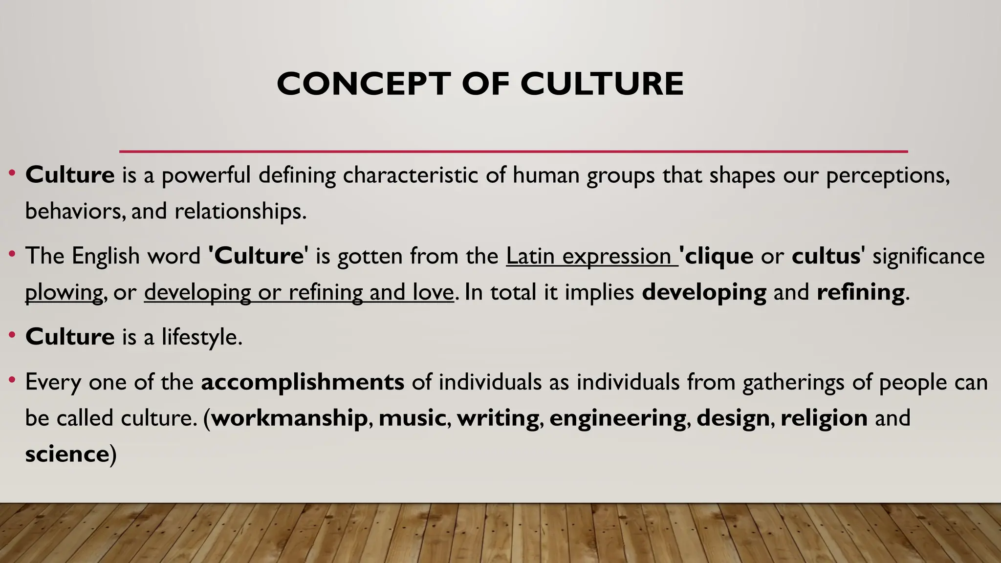 MODULE 2 -The Concept, aspects and changes inof cultures, society and ...
